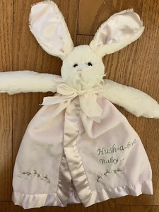 Bearington Baby Bunny Rabbit Hush a Bye Baby Pink Lovey Sicherheitsdecke Plüsch - Bild 1 von 7