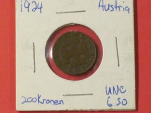 1924 200 Kronen - Austria KM# 2833 / Very nice! - Picture 1 of 4