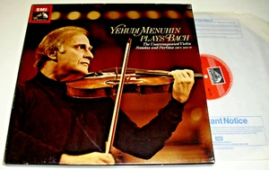 EMI SLS 5045 *BACH* Violin Sonatas & Partitas *MENUHIN* - 1st Press 3 LP Box Set - Picture 1 of 8