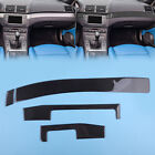 Carbon Fiber Dashboard Panel Cover Trim Kit Fit for BMW 3 Series M3 E46 98-2005