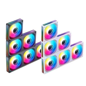RGBs Cores Single Frame Fan 120 240 360 Unit Featuring 1/2/3 x 120mm RGBs Fan - Bild 1 von 19