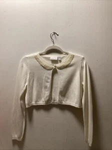 The Children Place,White Sweater For BigGirls .Size 14 - Picture 1 of 4