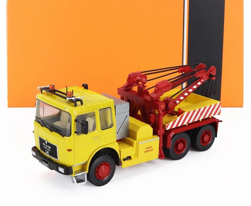 IXO 1 43 DIE CAST CAMION MAN F8 26.281 TRUCK SERVICE GIALLO ART TRU043A.22