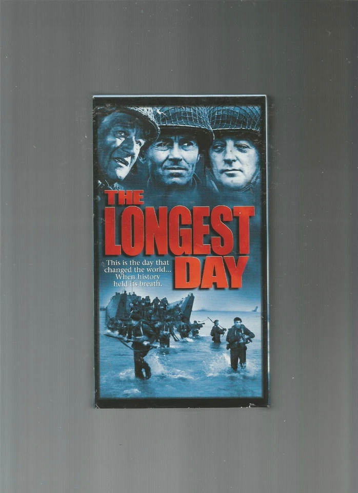 The Longest Day (Single Tape Version),John Wayne, Robert Mitchum,Henry Fonda,VHS Foto 1 de 1
