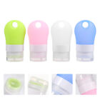 4pcs 38ml Silicone Travel Bottles - Refillable, for Lotion/Shampoo