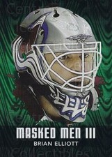 2010-11 Between The Pipes Masked Men III Emerald #7 Brian Elliott