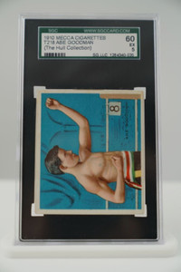 Vintage 1910 Mecca Boxing Tobacco Card #T218 ABE GOODMAN SGC 5 EX