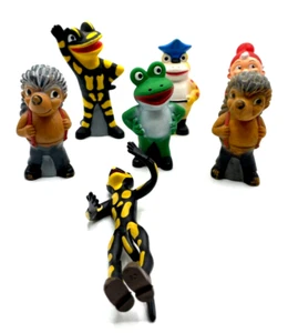 Konvolut 6x vintage Lurchi Salamander Tier Figuren + 1 Biegefigur sehr gepflegt - Bild 1 von 5