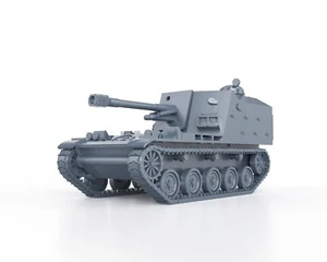 MODERN FRENCH - AMX 13 105mm MK61 ROAD - 1/56 1/72 1/87 1/100 3D PRINTED - Foto 1 di 4