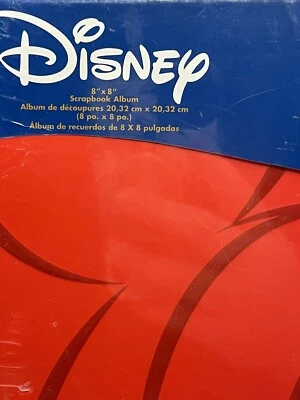 Nuevo en Paquete Álbum de Recortes EK Éxito Disney Rojo Mickey Mouse 8x8 Foto 1 de 4