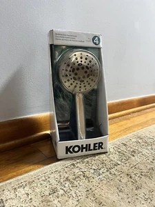 KOHLER Lively 4-Spray Patterns Handheld Shower Head Vibrant Brushed Nickel - Picture 1 of 20