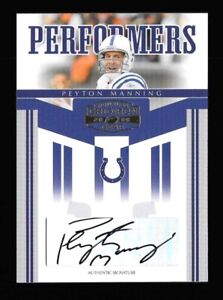 Peyton Manning 2006 Gridiron Gear Autograph #11/18 Performers Auto Colts SP