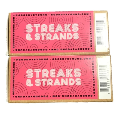 Buen tinte rayas y hebras jóvenes color de cabello semipermanente todo acceso 2 cajas Foto 1 de 4