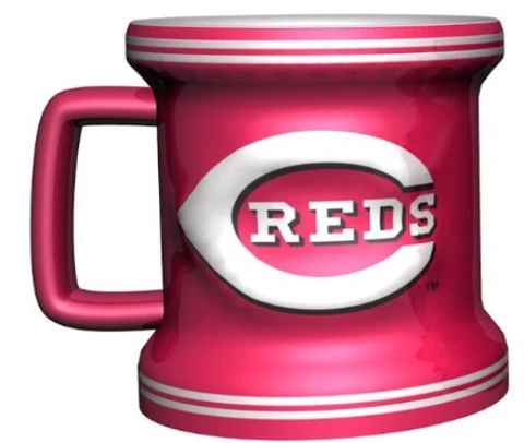 Cincinnati Reds Shot Glass Sculpted Mini Mug NEW Cover