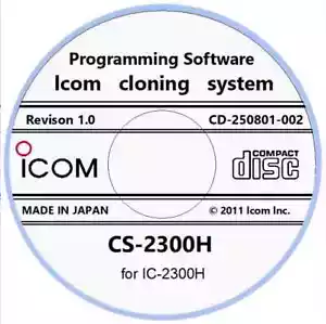 Icom CS-2300H Programming Software Revision 1.0 for Icom IC-2300H - Picture 1 of 1