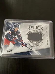 2019/20 Black Diamond Debut ALEXANDRE TEXIER JERSEY BLUE JACKETS /349 R2787 - Picture 1 of 2