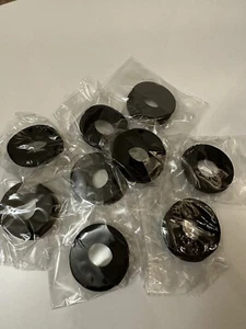 OFFICIAL MX Grip Donuts for Dirt Bike Motorcycle BMX SOLID BLACK Blister Saver - Bild 1 von 3