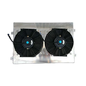 Aluminum Radiator Shroud+Fans for CHEVY GMC 1500 2500 3500 HD Yukon XL Hummer H2 - Bild 1 von 4