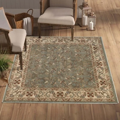 Indoor Area Rug, Jute Backed Rugs for Bedroom, Living/Dining Room, Office, Ki... - Image 1 of 4