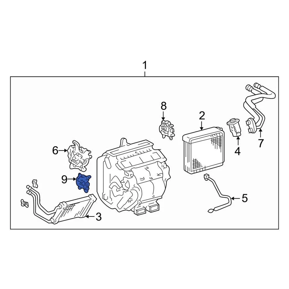 For Lexus ES330 2005-2006 Lexus HVAC Blend Door Actuator Foto 1 de 1