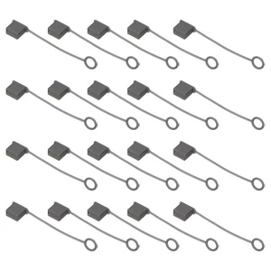 20pcs Housse de Port USB Anti Poussière Silicone USB Femelle Port Cover Transparent Noir - Photo 1 sur 5