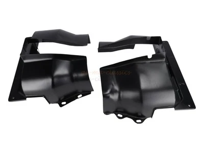 Zylinderbleche Schwarz Doppelkanal Motor Paar für VW Käfer Karmann Buggy Trike  - Bild 1 von 4