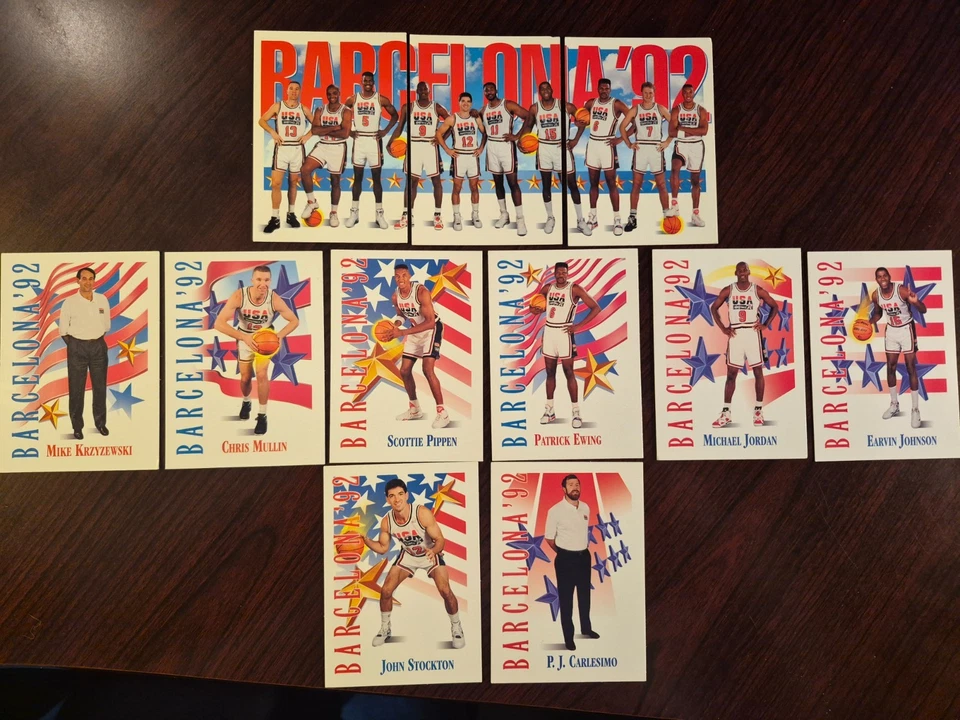 1992-93 Skybox США Dream Team Барселона Олимпийских игр 9 карт комплект - новом состоянии - Изображение 1 из 1