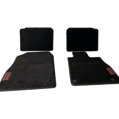 Nissan Micra 2017 encendido. Juego Alfombrillas Terciopelo Negro RHD KE7555-F001BU Genuinas Nuevas Foto 1 de 4