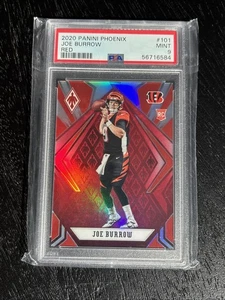 Panini Phoenix Rookies 2020 rojo/299 Joe Burrow #101 PSA 9 como nuevo novato radiocontrol - Imagen 1 de 2