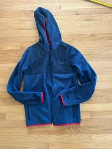 Vineyard Vines Boys Full Zip Fleece Sweater Jacket Navy Blue XL Excellent - Picture 1 of 6