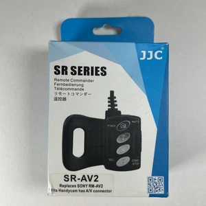 JJC Remote Commander Wired Remote for Sony RM-AV2 AV Handycam SR-AV2 - Picture 1 of 5