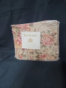 Neu Ralph Lauren Estate Baumwolle Guinevere Mehrfarbig Rüschen Queen Flaches Laken - Bild 1 von 8