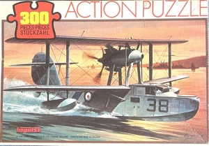 1976 Lesney Products & Co 300-teiliges Supermarine Walross Action Puzzle, vollständig - Bild 1 von 3