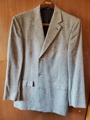 Abrigo deportivo gris espiga Foto 1 de 4