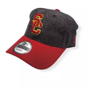 New Era USC Trojans 9Twenty Tweed Turn Adjustable Strap Hat Cap - Picture 1 of 8