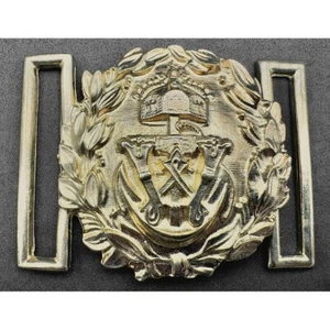 SPLENDIDA FIBBIA PER CINTURA MARINA IMPERIALE TEDESCA WW1 - Picture 1 of 2
