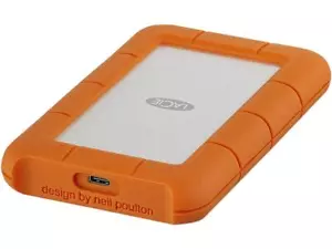 LaCie 1TB Rugged USB-C Portable Drive USB-C Model STFR1000800 - Picture 1 of 5