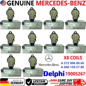 NEW OEM GENUINE x8 Ignition Coils For 2005-2014 Mercedes-Benz V6 V8, A0001502780 - Picture 1 of 10