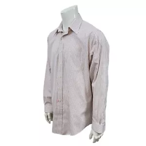 Brooks Brothers Tradional Fit Red Check L/S Button-Up Dress Shirt Mens 17-36 - Picture 1 of 11