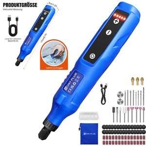 Mini Akku Dremel Multifunktionswerkzeug 80Tlg 5 Gänge Mehrzweck Drehwerkzeug - Bild 1 von 20