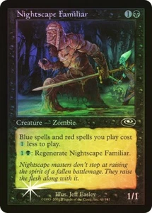 Nightscape Familar Foil x1 Planeshift MTG Magic the Gathering Black Creature - Picture 1 of 1