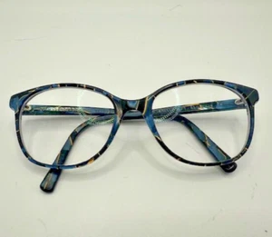 Montatura occhiali da vista Jean Lafont Paris acquerello 3086 blu oro marmo 53-18-138 - Foto 1 di 12