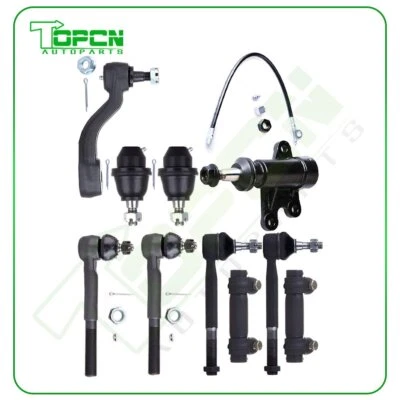 10pcs For Chevrolet K1500 K2500 Suburban Steering Tie Rod Ends Lower Ball Joints Foto 1 de 4