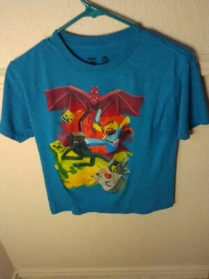 Camiseta Minecraft Mojang Jinx - Juvenil Mediana SS Azul Foto 1 de 4