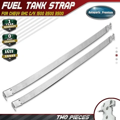 雪佛兰 gMC c1500 k1500 1988 - 1998 C2500 1988 - 2000 一套 2 油箱表带 — 第 1/4 张图片