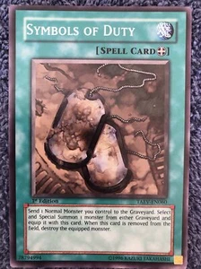YuGiOh SYMBOLS OF DUTY 1st Edition TAEV-EN060 Rare NM/M - Picture 1 of 2