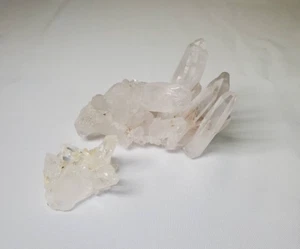 Natürlicher klarer weißer Quarzkristall Cluster Energie Heilung Probe - Menge 2 - Bild 1 von 13