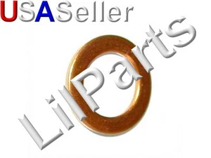 Kupfer Ölablasswanne Stopfen Dichtung Dichtung Flachscheibe M18mm Außendurchmesser x 12mm Innendurchmesser - Bild 1 von 1