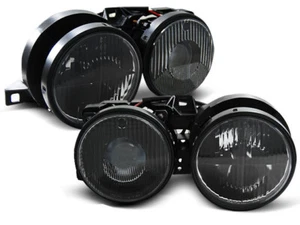 Headlights for BMW 3 Series E30 1982-1989 1990 1991 1992 1993 1994 VR-1209 Black - Picture 1 of 1