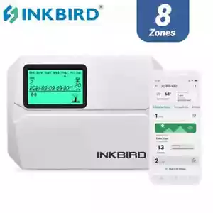 8-Zone Control Wi-Fi Smart Sprinkler Controller Indoor/Outdoor Irrigation Timer - Picture 1 of 20